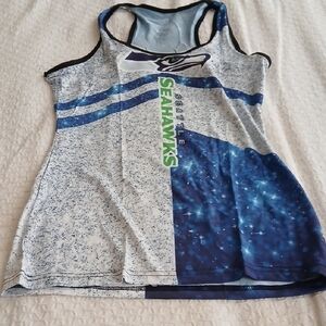 Women's Blue Tank Top New "SEAHAWKS" small